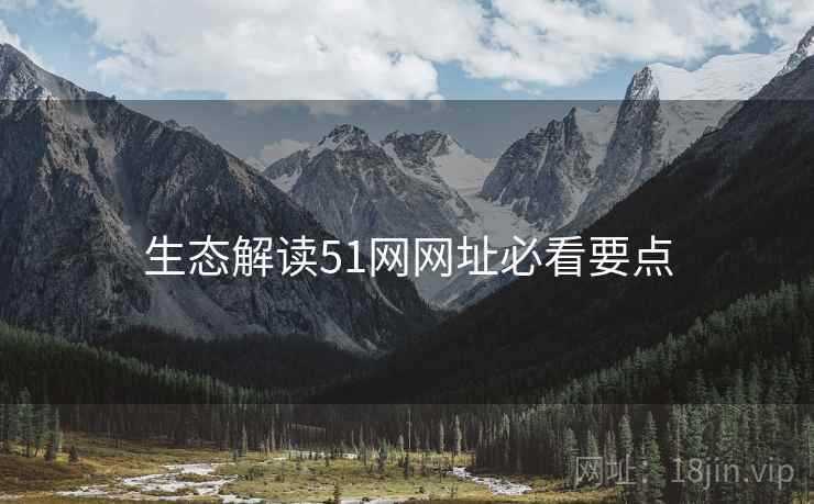 生态解读51网网址必看要点