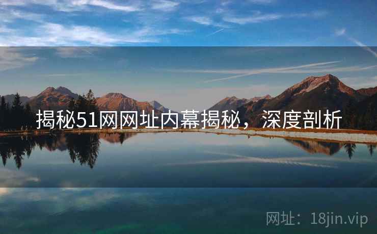 揭秘51网网址内幕揭秘，深度剖析